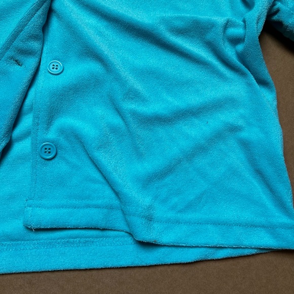 Juicy Couture Aqua Button-Up Shirt - Picture 4 of 7
